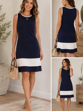 Trina turk color block dress